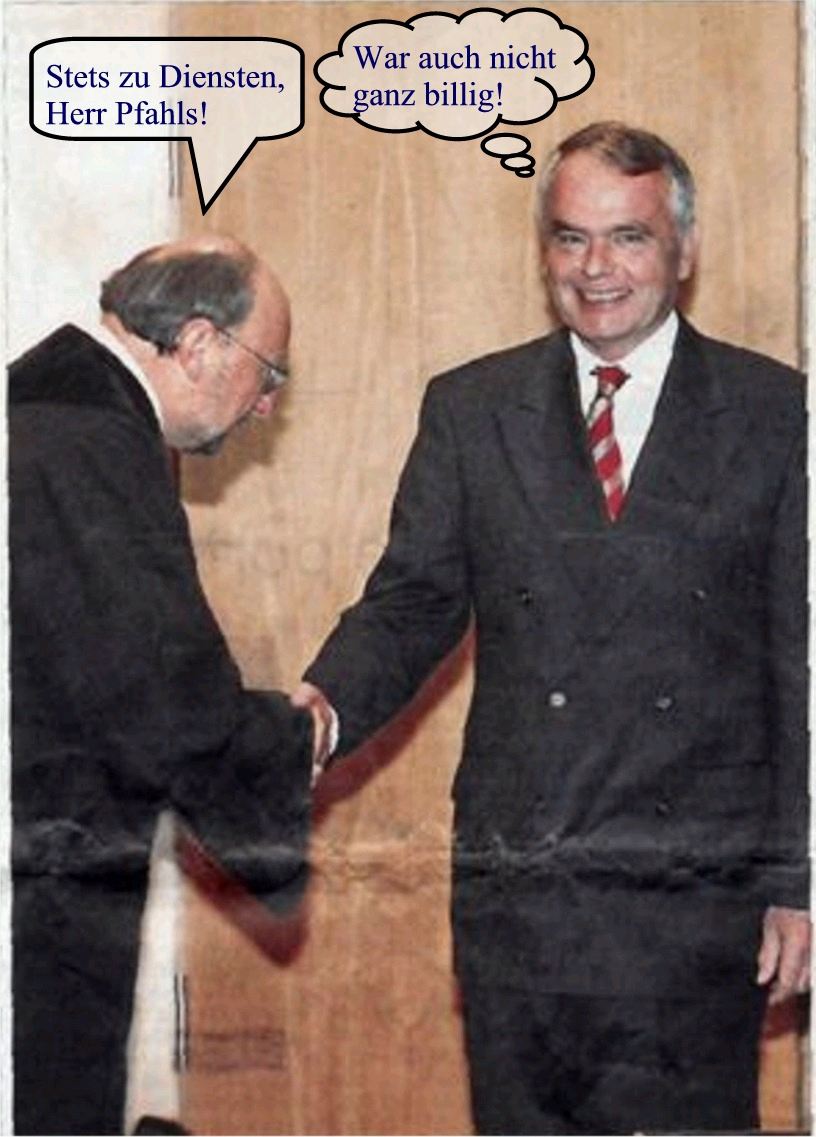 Der bayrische Rchter gratuliert Holger Pfahls